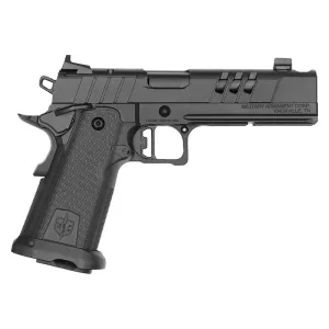 Military Armament Corporation MAC9DS-D COMP, Double Stack 1911, AOS Optic System, 5\" Comp Barrel, 2-17rd Mags, Semi-Auto Pistol, Black 12500016