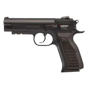 Tanfoglio Force F TFFORCE9 Pistol 9mm Luger 4.4\" 16+1 DA/SA Steel Slide, Black Polymer Grip, Picatinny Rail