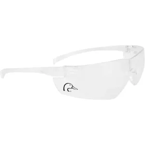 Radians DUFL10110C Safety Glasses Clear Lens/Frame, Eye Protection, 99.9% UV Rating, Scratch Resistant.