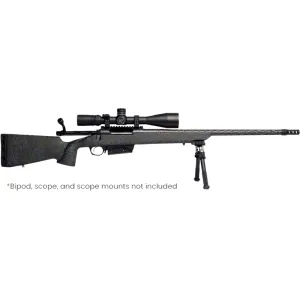 Horizon Firearms RF019C502216C20 Vandal Carbon II 18\" Black Diamond Fluted Barrel, Black Drilled & Tapped Fixed Receiver, Black Iota Eko X Carbon Fiber Stock