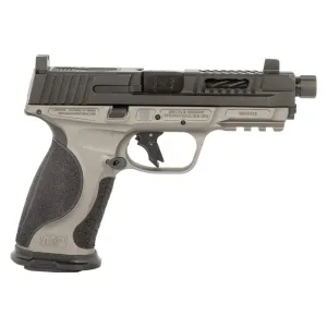 Ed Brown MPFMATCH Fueled M&P Match 19+1 4.75\" Black Nitride Match Grade Threaded Barrel, Black Nitride Optic Cut/Ported/Serrated Stainless Steel Slide