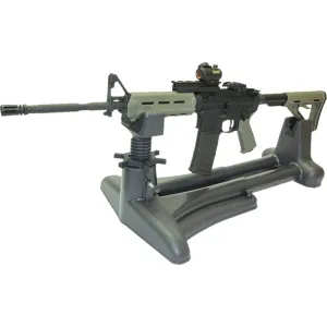 MTM Case-Gard The Bull Rifle Rest Gray Adjustable 18.3-26\" Non-Marring Pads TBRR