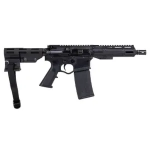 ATI Alpha Maxx Semi-Automatic AR-15 Pistol 7.5\" Barrel, .223/5.56, M-LOK Handguard, 30 Round Mag, Adj Brace W/ Adjustable Strap, Black - ATIGAX556ML7B