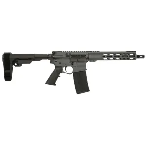 Wise Arms WA-15B 10.5-556-SBA3-SG Semi-Auto Pistol, 5.56 NATO/.223 Rem, 10.5\" Barrel, 30+1, Billet Aluminum, SBA3 Brace, Grey Cerakote.