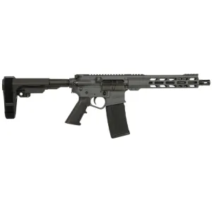 Wise Arms WA-15B 10.5-300-SBA3-SG Pistol, 300 AAC Blackout, 10.5\" Barrel, 30+1 Capacity, Semi-Auto, Billet Aluminum, Grey Cerakote, SBA3 Brace, M-LOK Handguard