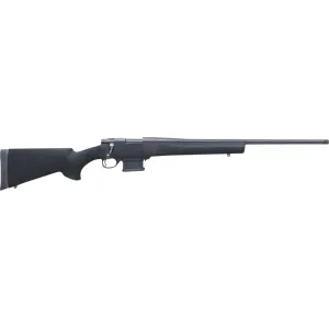 Howa HMA65GBHBY 1500 Mini Action Youth 20\" Black Heavy Threaded Barrel, Black Drilled & Tapped Steel Receiver, Fixed HTI Black Synthetic Stock
