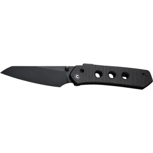 Civivi Vision FG C22036-1 Folding Knife 3.54\" Nitro-V Blade Black G10 Handle
