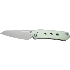 Civivi Vision FG Folding Knife Nitro-V 3.54\" Satin Reverse Tanto Blade, Natural G10 Handle, Superlock.