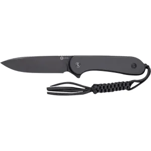 CIVIVI Elementum Fixed Blade Knife C2105A, Knives, D2 Black Stonewashed 3.98\" Blade, 4.5\" Black G10 Handle.