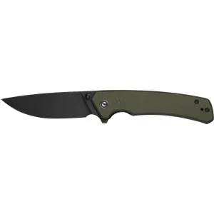 Civivi Merit C24012-2 Folding Knife, 3.28\" 14C28N Black Stonewashed Drop Point Blade, OD Green G10 Handle.