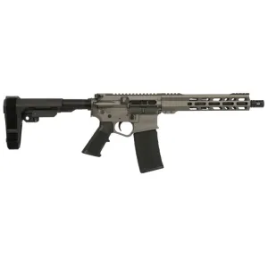 Wise Arms WA-15B 10.5-556-SBA3-TUNG Semi-Auto Pistol, 223 Rem / 5.56 NATO, 10.5\" Barrel, 30+1, SBA3 Brace, Tungsten Cerakote, Billet Aluminum Receiver.