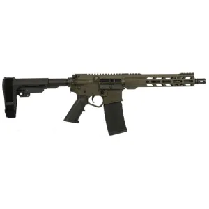 Wise Arms WA-15B 10.5-300-SBA3-ODG Pistol, 300 AAC Blackout, 10.5\" Barrel, 30+1, Semi-Auto, ODG Cerakote, SBA3 Brace.