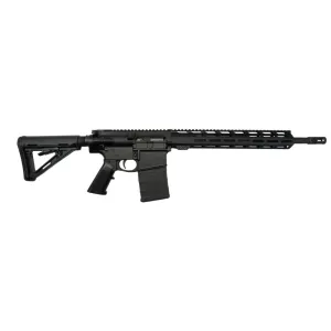 Del-Ton Alpha 308, Semi- Automatic AR-10 Rifle, Optic Ready, .308 Win, 16\" Barrel, 13.5\" MLOK Handguard, 20rd Magazine, Black