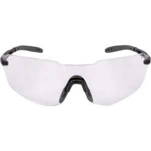 Radians Oblivion Safety Glasses Clear Lens Black Frame, Eye Protection, Model OBV0110CS, Rubber Nosepiece, Z87+ Rated.
