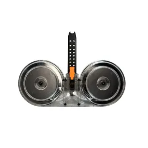 Glock Compatible 9mm 100 Round Drum Magazine For All Double Stack 9mm Glock Compatible Handguns