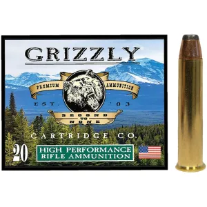 Grizzly Ammo 45-70 +P 300gr Jacketed Hollow Point Brass Case 20 Rounds GC45/70+P2 815152010681