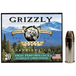 Grizzly High Performance 44 Special 240gr Jacketed Hollow Point Brass Case Ammunition 20 Rounds GC44SP5