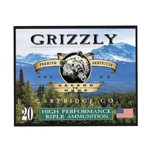 Grizzly Ammo 357 Sig 125gr Full Metal Jacket Flat Point Brass Case 20 Rounds GC357S3 815152011251