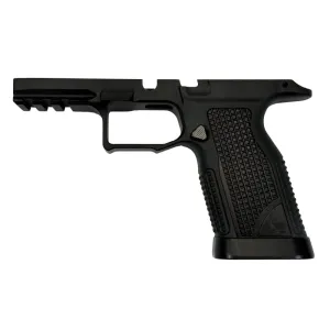 ECM Precision R11 SIG P365 MACRO Grip Module, Billet Aluminum, Aluminum Grip Inlays, Flared Magwell, Ambi Thumb Rests, Maskas Precision Industries Mag Release, Black