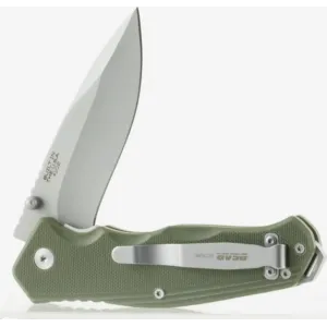 Bear & Son 61102 4 1/2 OD Green G10 Sideliner with Trigger and Ball Bearing Washers