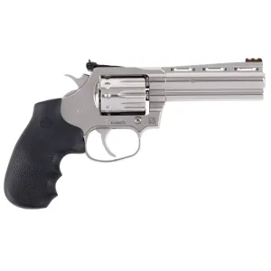 Colt Defense King Cobra 10 Round .22LR Stainless Steel Revolver, 4.25\" Barrel, Matte Rubber Black Grips, Double/Single Action - KCOBRA22-SP4RFO