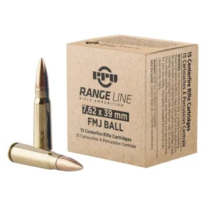 TR&Z PPR739 7.62x39mm 123gr Full Metal Jacket 15/Box 62/Case