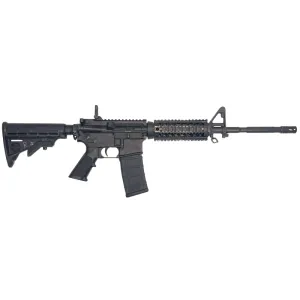 Used Bushmaster XM15 Patrolman, Semi-Auto AR-15 Rifle, 16\" Barrel w/ A2 Front Sight, Flat Top Upper, (1) 30rd Magpul Magazine - Surplus Good Condition