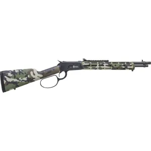 Citadel LEVTAC-92 357 Magnum Bolt-Action Rifle, 16.5\" Barrel, 8-Round Capacity, Woodland Finish