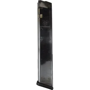 ETS 9mm 32rd Mag For Glock 17, 19, 26, 34 - Solid Black Color - SMKGLK18G2B