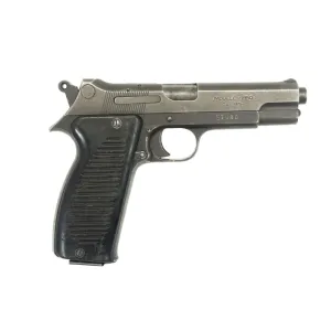 Used Surplus French MAS 50 M1950, 9MM Semi-Automatic Pistol, 4.5\" Barrel, Polymer Grips, 2 - 9 Round Magazines, Holster, C&R Eligible - Good Condition