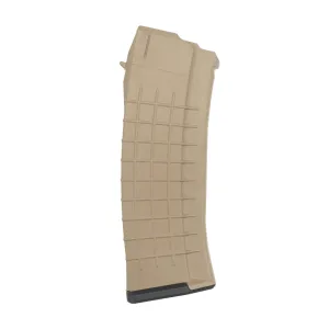 Pioneer Arms 5.56 Nato/.223, AK-47 Magazine, 30 Round, Tan Waffle Pattern, Based on Original Polish Design, 922r Compliant, POL-AK-556-MAG-TAN
