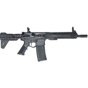 ATI Omni Hybrid Maxx AR15 Pistol, .300 Blackout 10.5\" Barrel, Flip-Up Sights, Black 9\" M-Lok Rail w/Brace - ATIGAX3009ML105