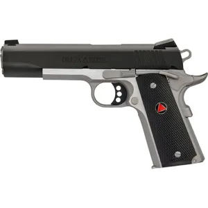 Colt Delta Elite 1911 Pistol 10mm 5\" 8-Rd Single Action Stainless Steel Two-Tone Novak Sights
