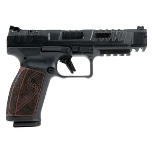 Canik SFx Rival-S Dark Side HG7010R-N Pistol 9mm 5\" Barrel 18+1 Capacity Semi-Auto Optics-Ready Rosewood Grips