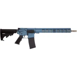 Great Lakes GL15CA223SSBLU AR-15 Rifle, .223 Wylde, 16\" Threaded Barrel, 30+1, Semi-Auto, Blue Titanium, M-LOK Rail.