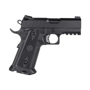 Girsan Witness 2311 Brat 395034 Pistol 9mm 3.4\" Barrel 17rd Single Action Steel Frame Black Ambi Safety Extended Beavertail Accessory Rail