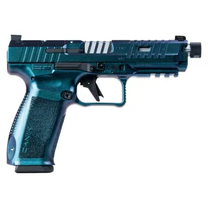 Canik Mete SFT Pro HG8342S-N Pistol 9mm 5\" 18+1 Semi-Auto Optics-Ready Threaded Barrel Stingray Finish