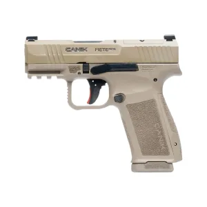 Canik METE MC9L HG7884CAD-N Pistol 9mm 3.18\" Barrel 10 Rounds Striker-Fired FDE Optics-Ready, Extended Grip