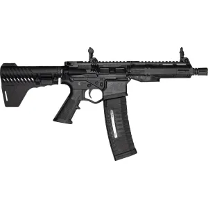 ATI Alpha Maxx Semi-Auto AR-15 Pistol,5.56 Nato/.223 Rem, 7.5\" Barrel, 7\" M-LOK Rail, 1-60 Rd Mag, Blade Brace, Flip Up Sights, ATIGAX5567MLB60