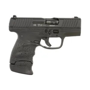 Walther PPS M2 28902532 Pistol 9mm 3.2\" Barrel 8+1 Striker-Fired Black Polymer Front & Rear Slide Serrations
