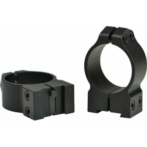 Warne Maxima 14TM 30mm Medium Matte Fixed Rings for Tikka Rifles, Fits 30mm Tube
