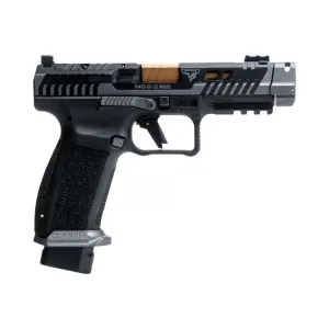Canik TTI Combat Smoke 9mm Pistol, 4.6\" Barrel, 10 Rounds, Semi-Auto, Smoke Cerakote.