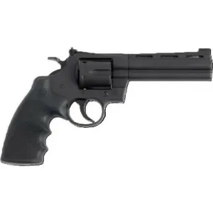 Colt Python Matte Blued 5\" Revolver, .357 Magnum/.38 Special, 6 Rd, DA/SA, Tritium Night Sights, Hogue Grips.