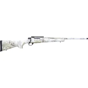 Howa M1500 Kings Snow Camo Rifle, .243 Win, 22\" Threaded Barrel, 5+1, Bolt Action, Optics Rail, Suppressor Ready