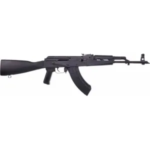 Century Arms WASR-10 - Semi-Automatic AKM Rifle - 16.25\" Barrel - 7.62X39 - 30 Round U.S. Palm Magazine - Romanian - Black Poly Furniture - RI4313N
