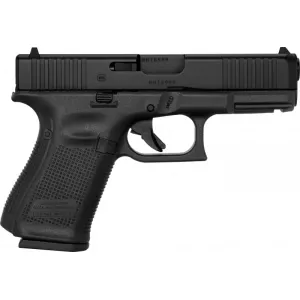 Glock 19 Gen 5, Semi Automatic Pistol, 9mm, Glock Night Sights, (3) 10rd Magazines, Front Serrations, - PA195S731