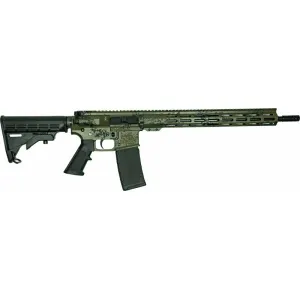 Great Lakes Firearms GL15 GL15LGRNRIFLEBUNDLE Rifle .223 Wylde 16\" 30+1 Semi-Auto Lichen Green, Threaded Barrel, M-LOK Rail