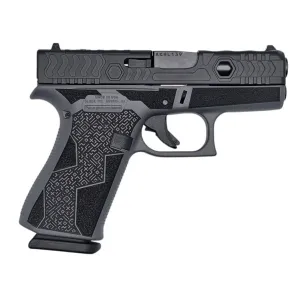 GLOCK 43X KAVORKA 9MM Sniper Grey Cerakote, 3.4\" Barrel, Optic Ready, 2-10 Rd Mags, New Custom Pistol by Shark Coast Tactical