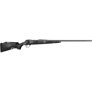FIERCE Twisted Rage FRG375HH24TP Rifle 375 H&H Magnum 24\" Fluted Threaded Barrel Bolt Action 4-Round Carbon Fiber Stock