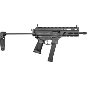Grand Power Stribog SP9A3G Pistol 9mm 8\" 30+1 Semi-Auto Non-Reciprocating Charging Handle, Threaded Barrel